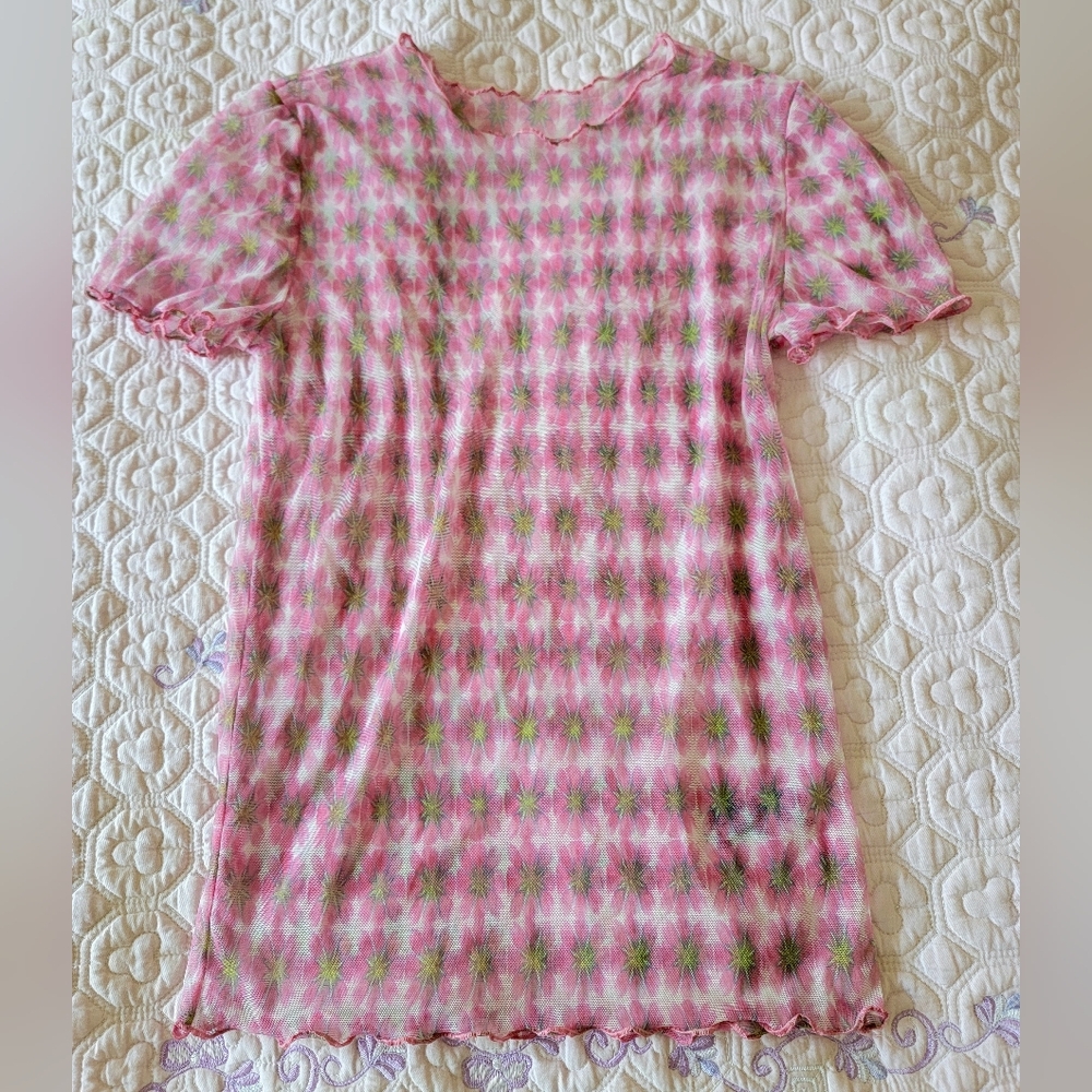 Fruity Booty × Office Kiko pink "Hana" tee XS
